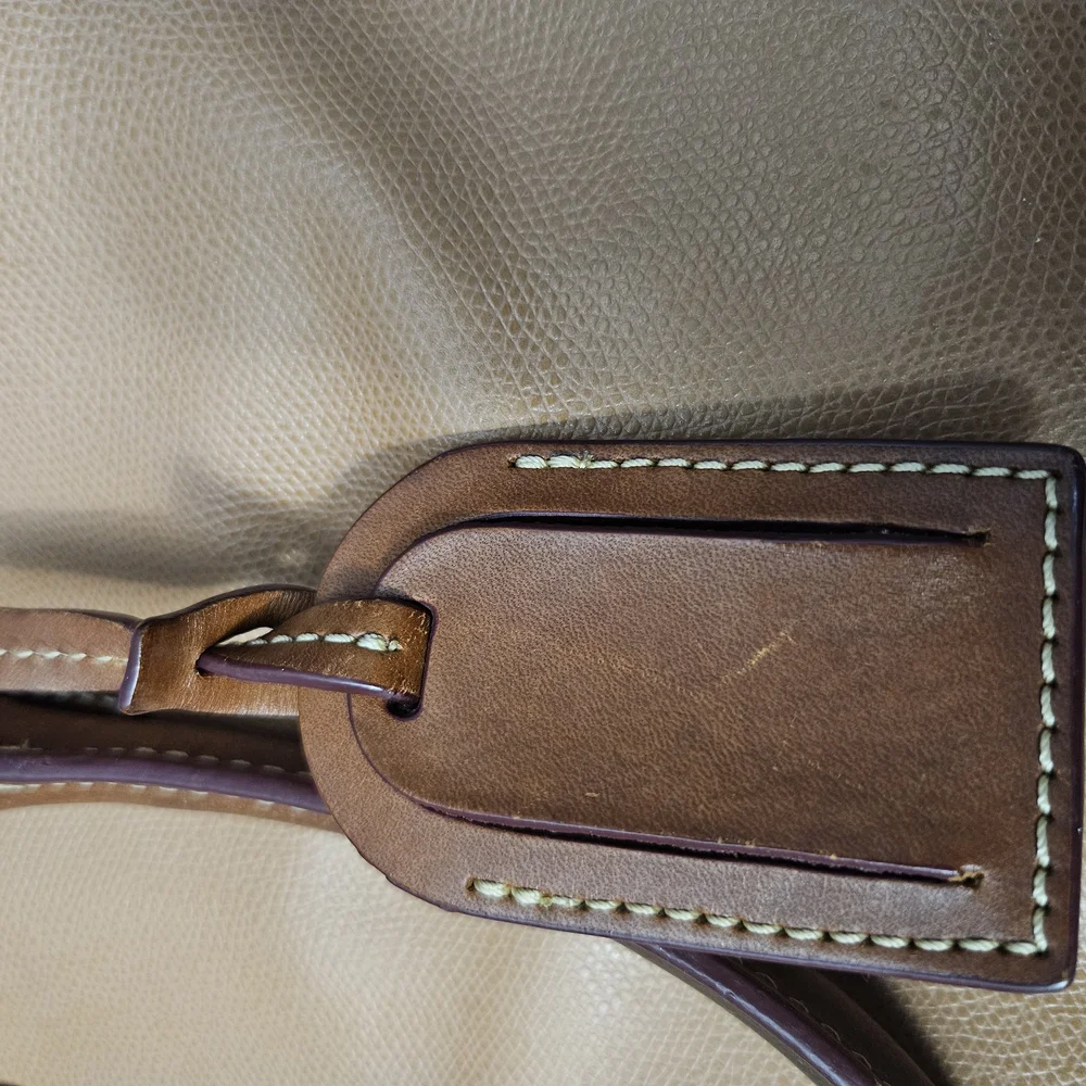 Vintage Dooney & Bourke Pebble Leather Large Handbag - Picture 7 of 16